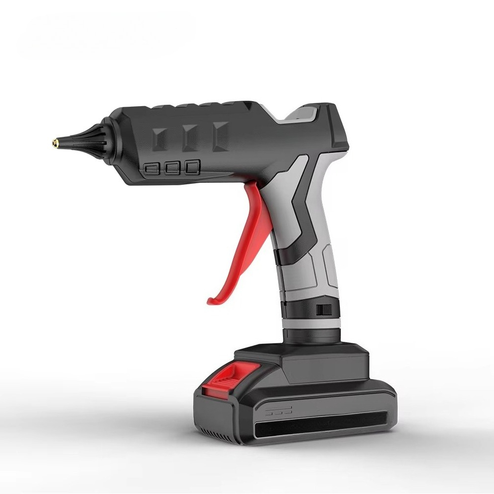 Hot Melt Glue Gun Cordless - Pistol Lem Panas Tanpa Kabel Bertenaga