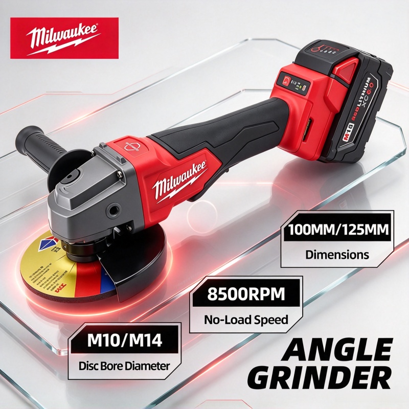 Brushless Angle Grinder Battery Powered - Mesin Gerinda Sudut Milwaukee 125mm Baru,